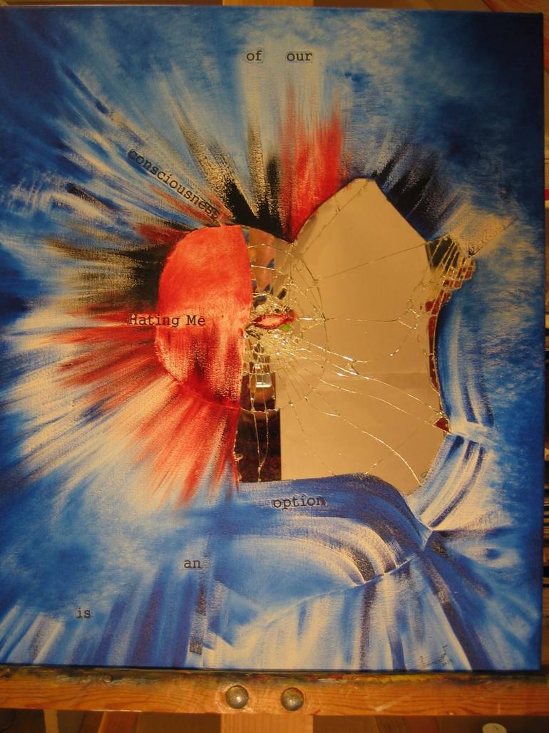 Original Conceptual Abstract Painting by Grace Ann Cummings