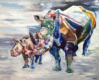 Original Animal Paintings by Leon Botes