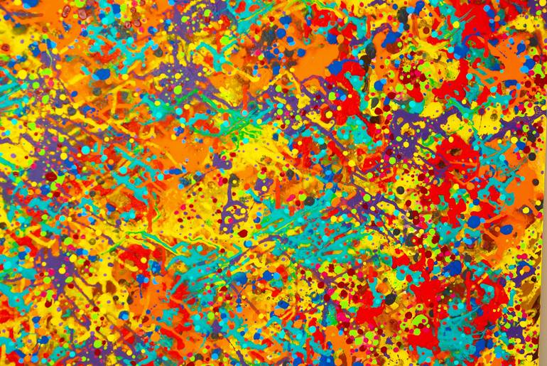 Original Abstract Expressionism Abstract Painting by Josephine Window