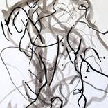 Ink Brush Drawing 14 by Josephine Window