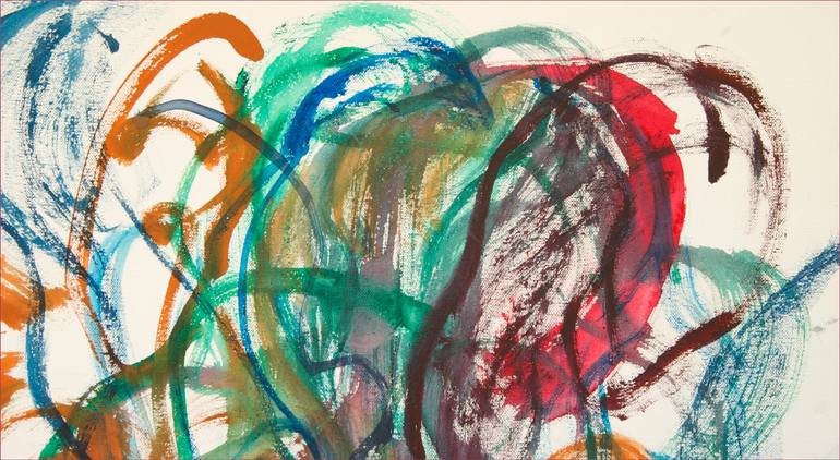 Original Abstract Body Painting by Josephine Window