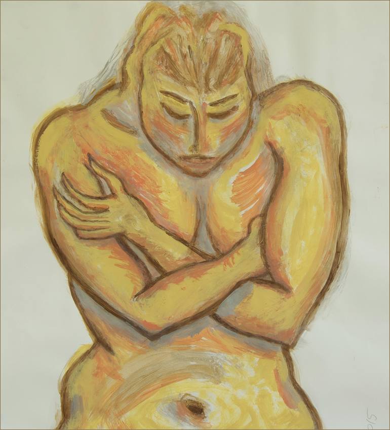 Original Conceptual Erotic Painting by Josephine Window