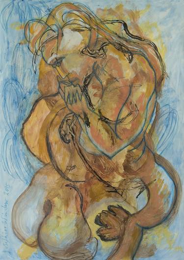 Original Abstract Erotic Paintings by Josephine Window