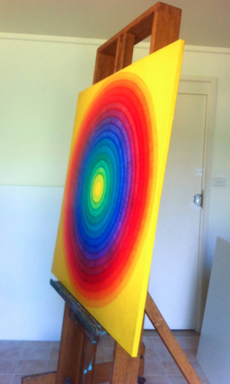 Original Conceptual Abstract Painting by Josephine Window