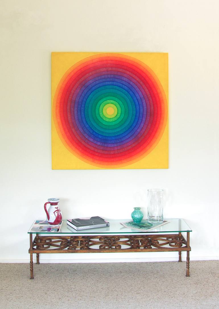 Original Conceptual Abstract Painting by Josephine Window