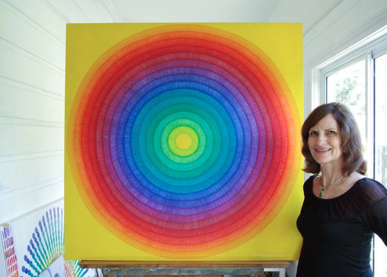 Original Conceptual Abstract Painting by Josephine Window