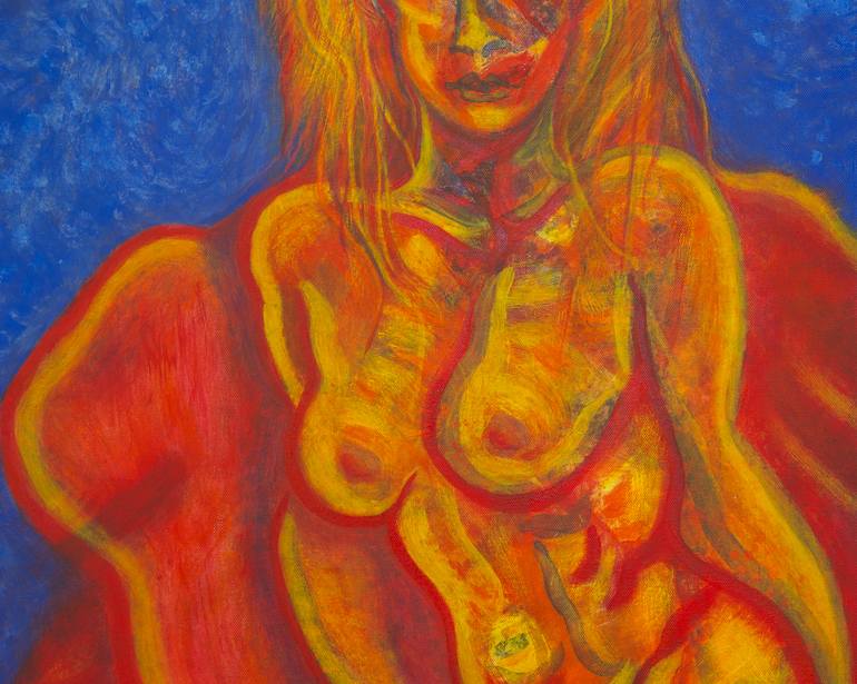 Original Modern Nude Painting by Josephine Window