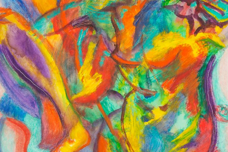 Original Conceptual Abstract Painting by Josephine Window