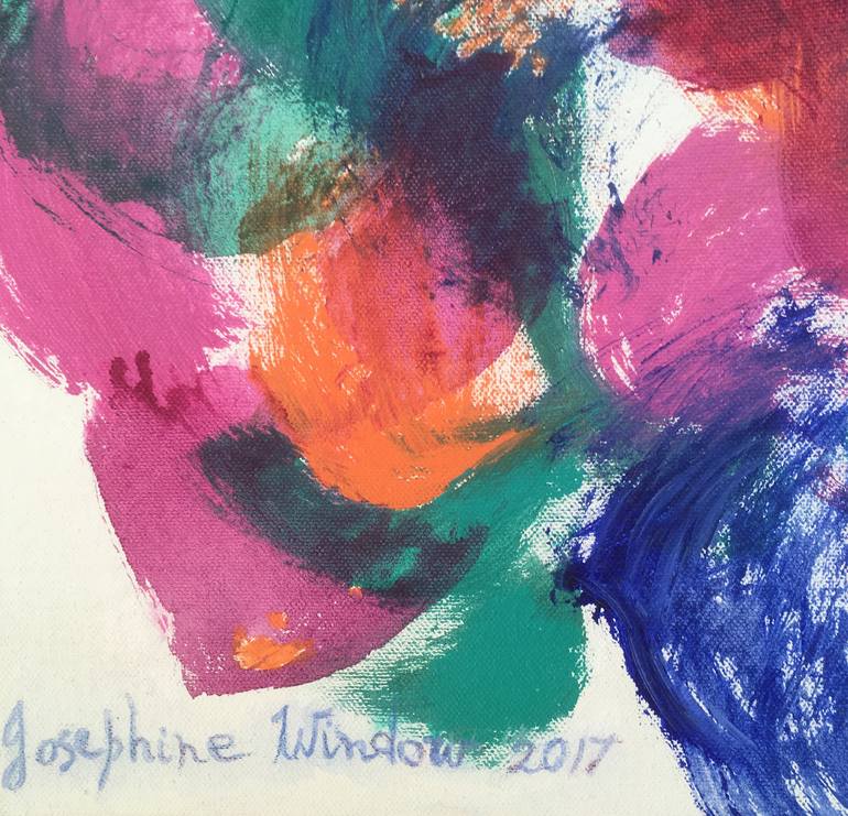 Original Abstract Expressionism Abstract Painting by Josephine Window