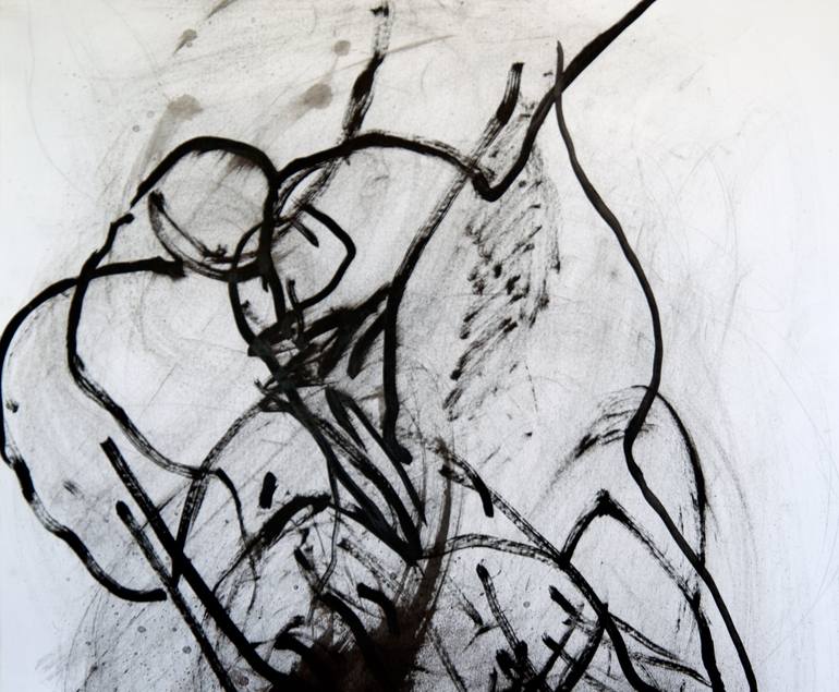 Original Abstract Drawing by Josephine Window