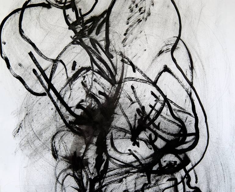 Original Abstract Drawing by Josephine Window