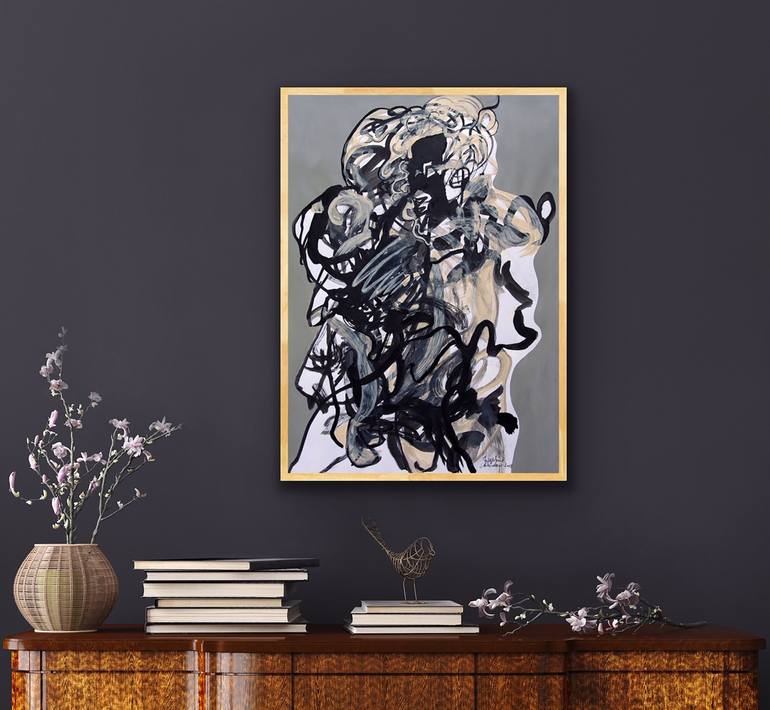 Original Abstract Drawing by Josephine Window