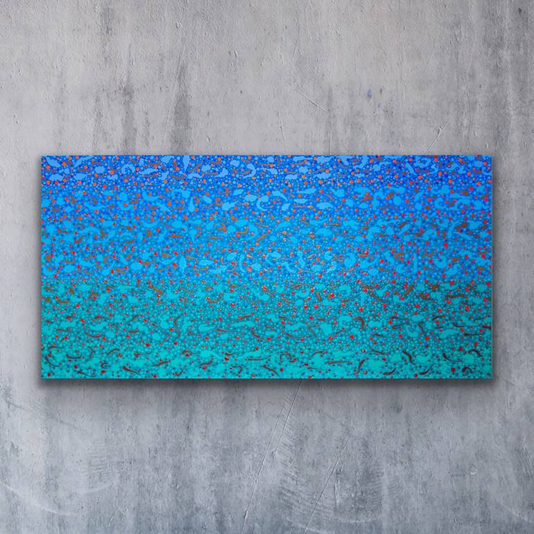 Original Expressionism Abstract Painting by Josephine Window