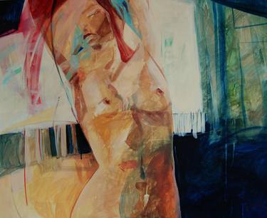 Print of Abstract Expressionism Nude Paintings by Sabina Fabryczny