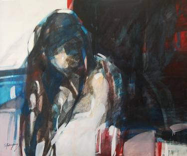 Print of Expressionism Women Paintings by Sabina Fabryczny