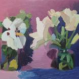 White Hibiscus & White Lilies by ofir dor