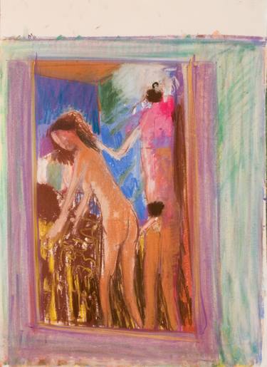 Study for a Couple in the Mirror thumb