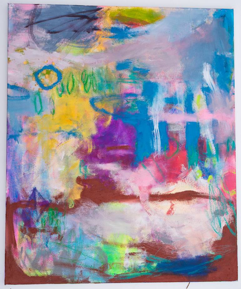 Original Abstract Expressionism Abstract Painting by Kerri Mccabe