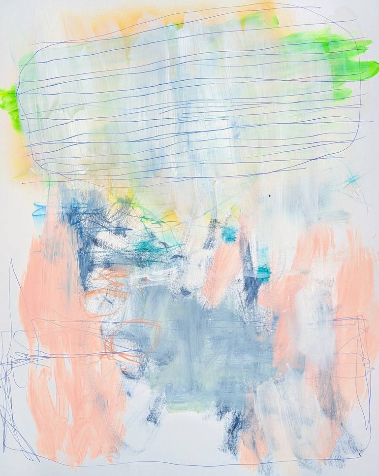 Original Abstract Expressionism Abstract Paintings by Kerri Mccabe