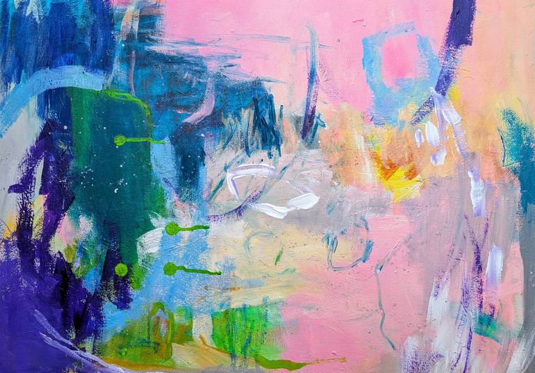 Original Abstract Expressionism Abstract Paintings by Kerri Mccabe