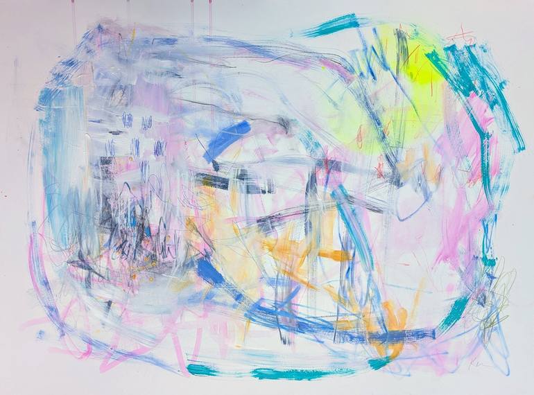 Original Abstract Expressionism Abstract Paintings by Kerri Mccabe
