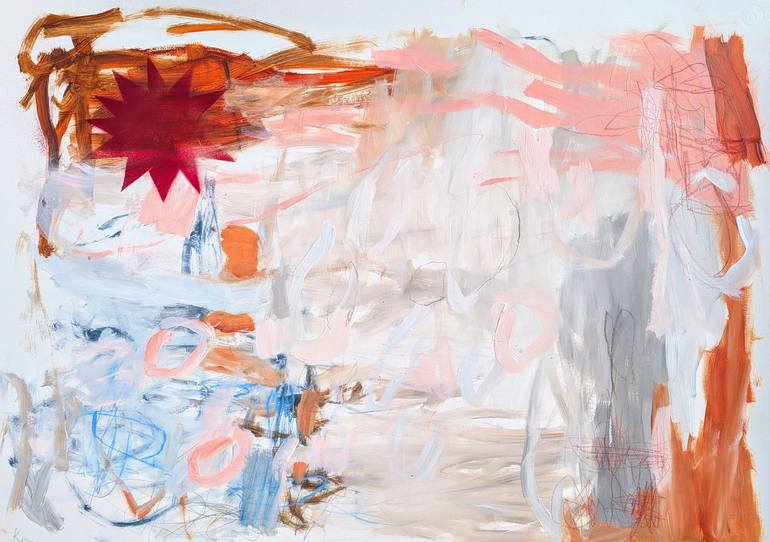 Original Abstract Expressionism Abstract Paintings by Kerri Mccabe