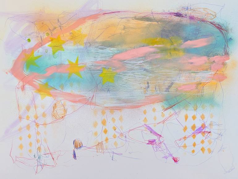 Original Abstract Expressionism Abstract Paintings by Kerri Mccabe