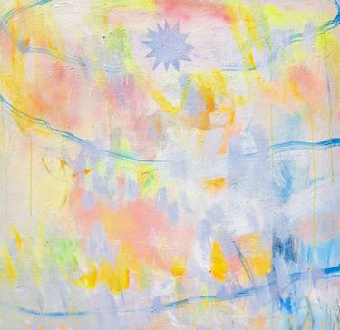 Original Abstract Expressionism Abstract Painting by Kerri Mccabe
