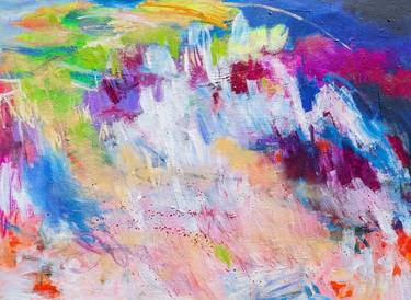 Original Abstract Expressionism Abstract Painting by Kerri Mccabe