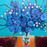 Chicory and Lily of the Valley by Kerri McCabe