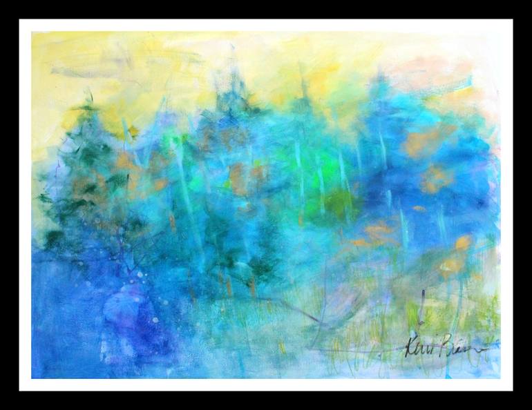 Original Abstract Landscape Painting by Kerry Swan 