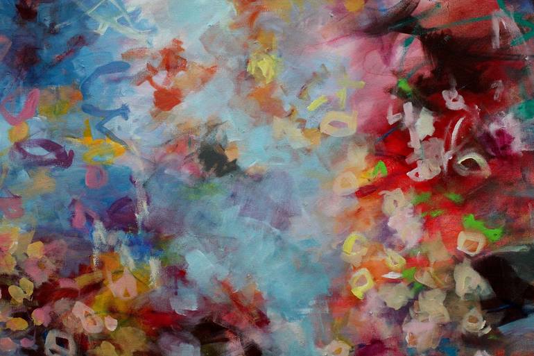 Original Abstract Expressionism Abstract Painting by Kerri Mccabe