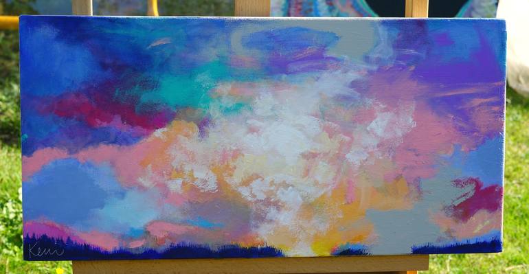 Original Abstract Landscape Painting by Kerry Swan 