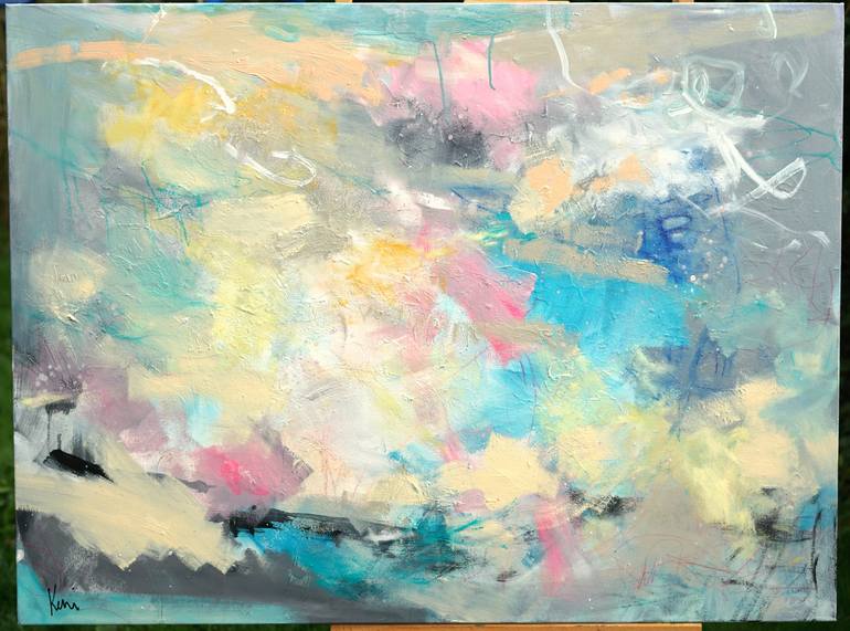 Original Abstract Expressionism Abstract Painting by Kerry Swan 