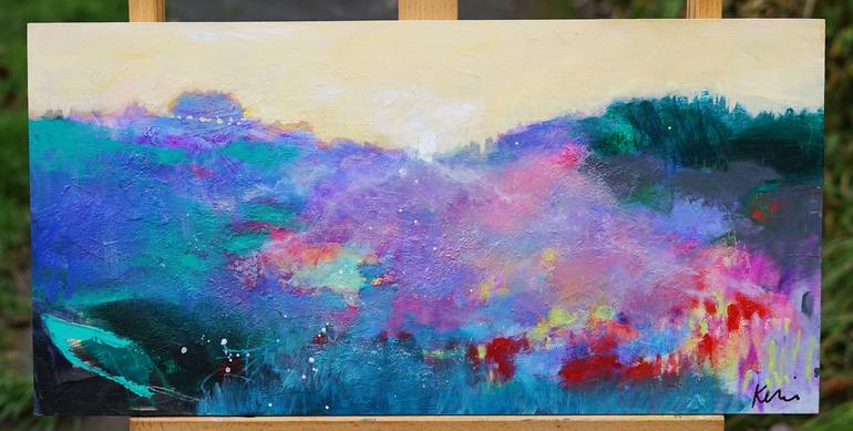 Original Abstract Landscape Painting by Kerry Swan 