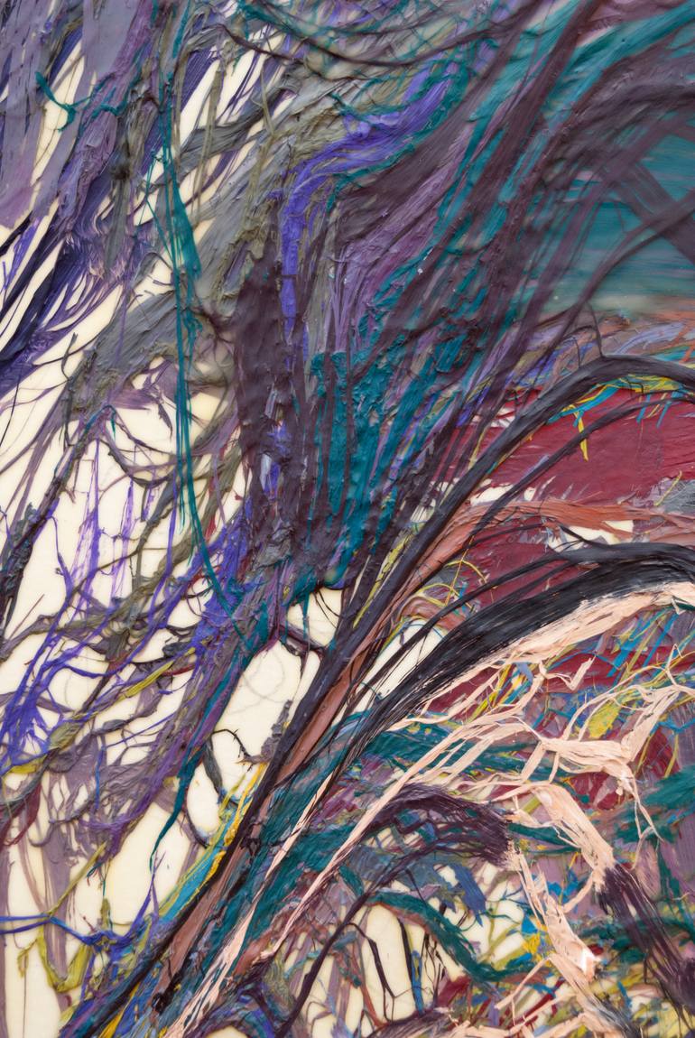 Original Abstract People Painting by Joe Turek