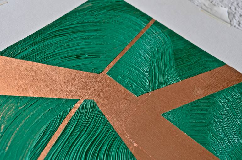 Original Minimalism Abstract Painting by Moritz Rimbaud