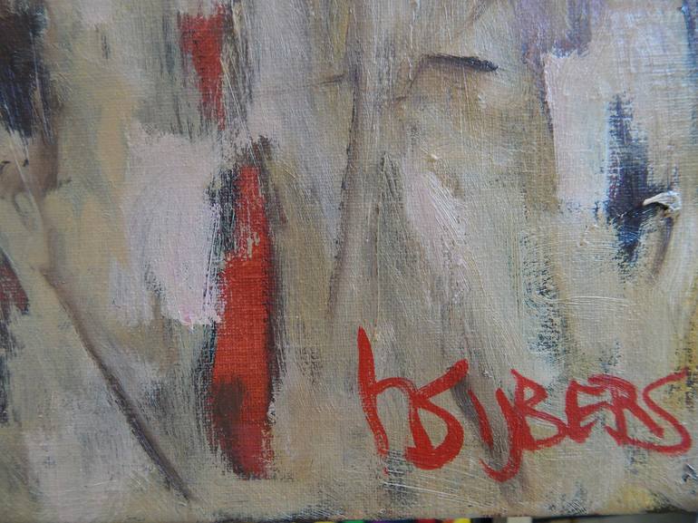 Original Abstract Expressionism Abstract Painting by harry sijbers