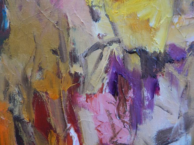 Original Abstract Expressionism Abstract Painting by harry sijbers