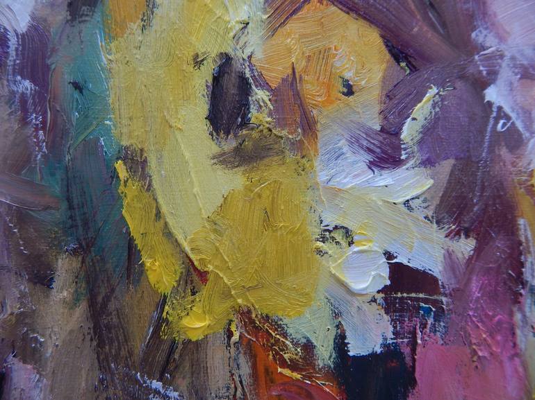 Original Abstract Expressionism Abstract Painting by harry sijbers