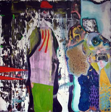 Original Abstract Political Paintings by Boris Andreas Duhm
