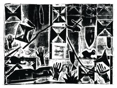 Print of Abstract Political Printmaking by Boris Andreas Duhm
