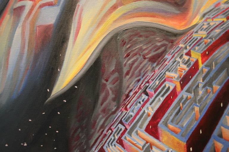 Original Surrealism Fantasy Painting by Adomas Storpirstis