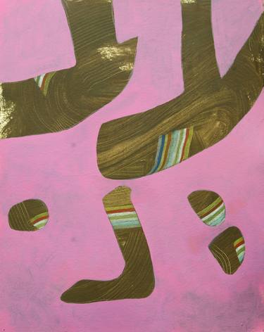 Print of Abstract Calligraphy Paintings by Richard Rutner