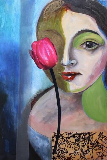 Original Conceptual Women Drawings by Paola Volpato