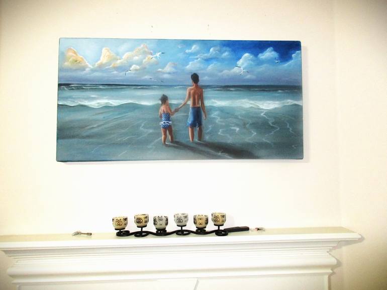 Original Figurative Children Painting by Cyril Harris