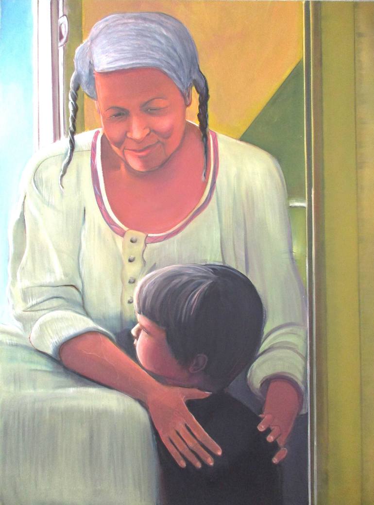 Print of Fine Art Family Paintings by Cyril Harris