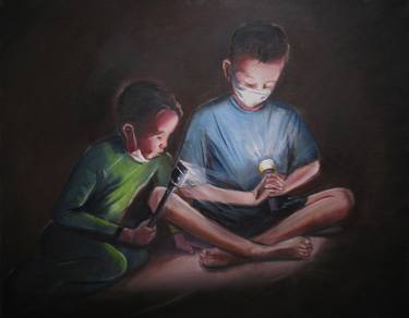 Original Children Paintings by Cyril Harris