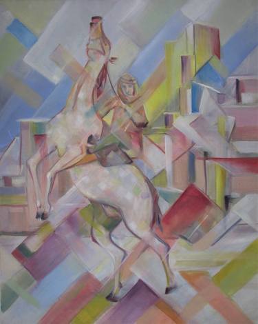 Original Modern Horse Paintings by Cyril Harris