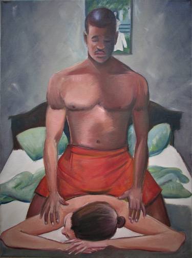 Original Documentary Nude Paintings by Cyril Harris